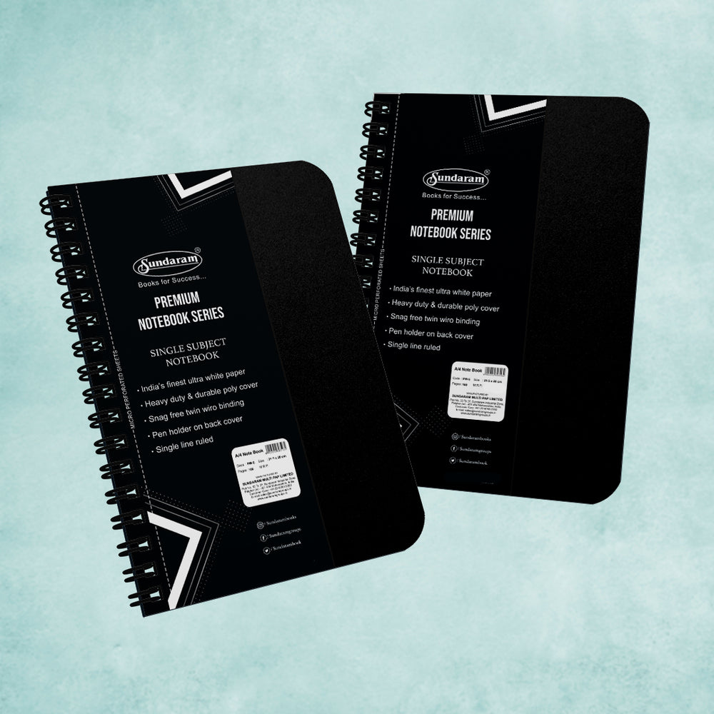 
                  
                    A4 Notebook (PVC Wiro) - 160 Pages
                  
                