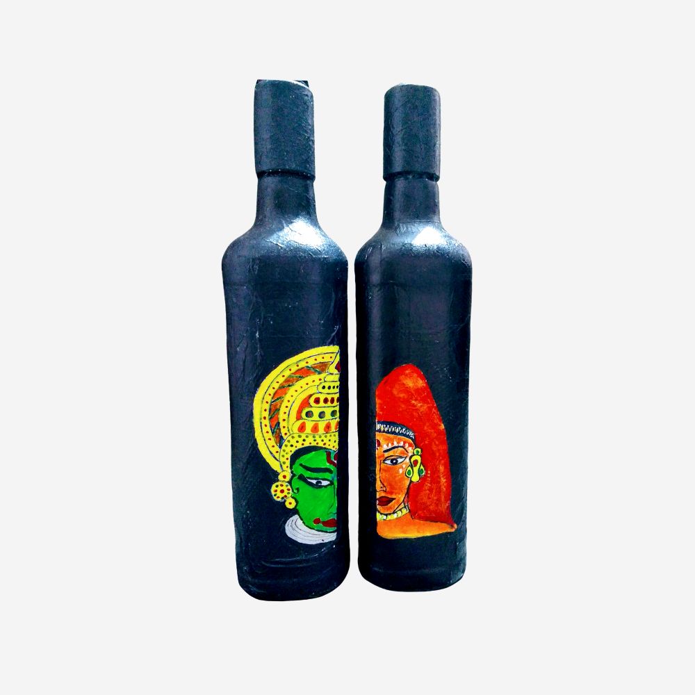 
                  
                    Kathakali Bottle Art Combo
                  
                