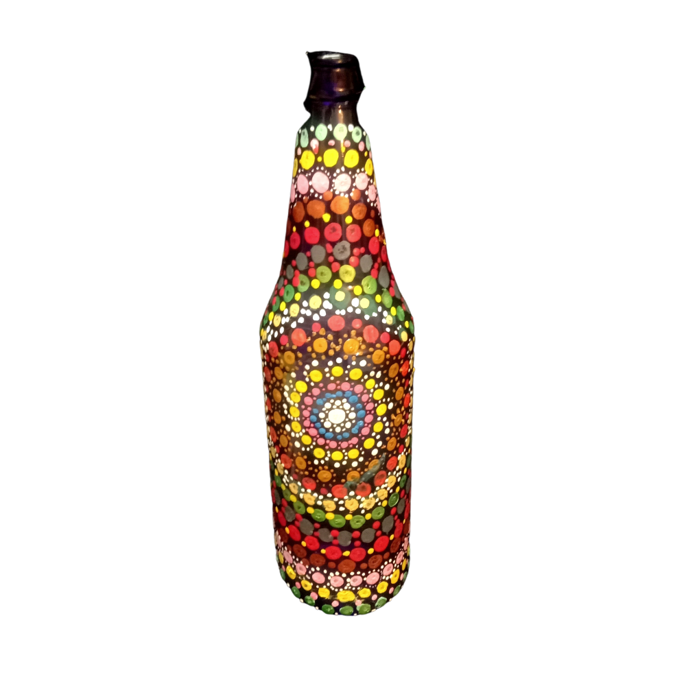 Mandala Bottle Décor