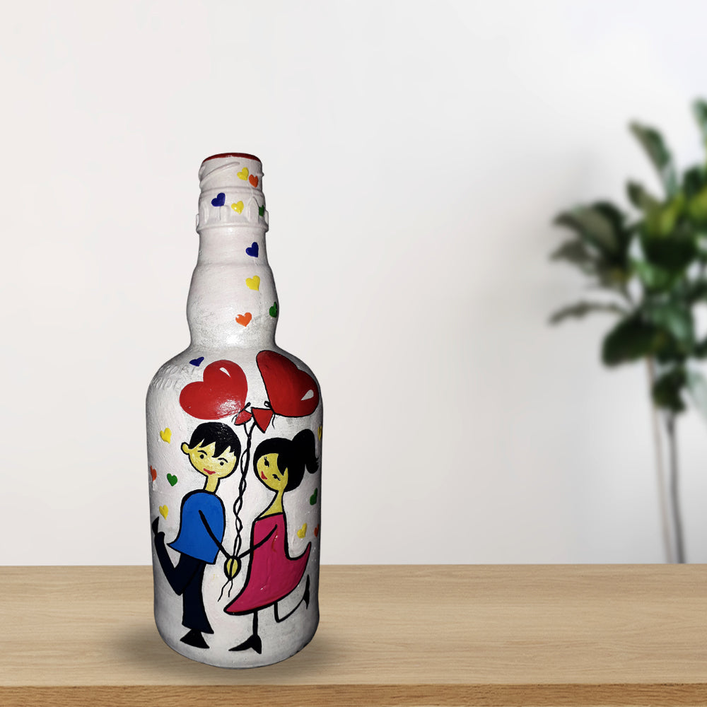 Couple Art on Bottle