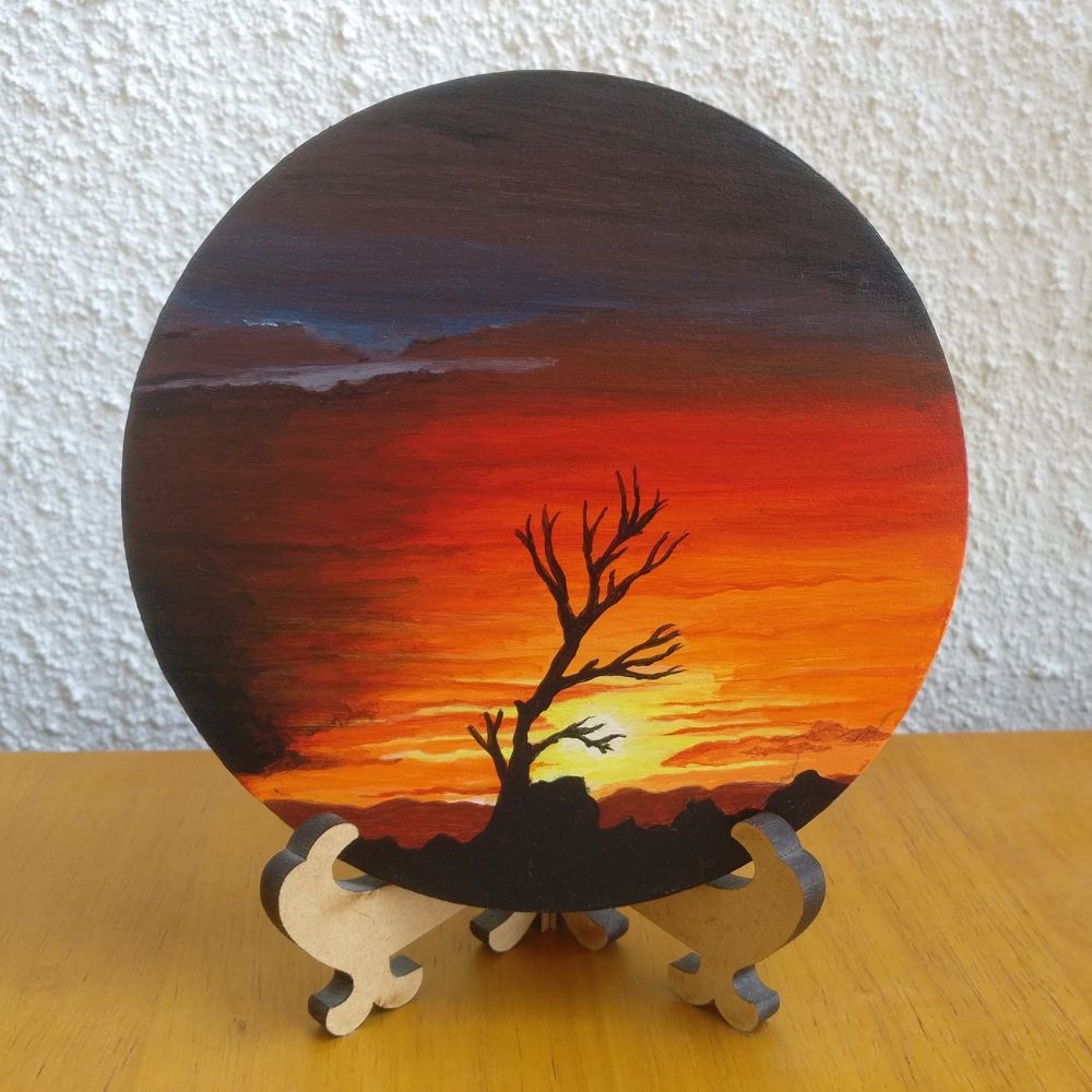 
                  
                    Handmade Coaster Painting with Stand
                  
                