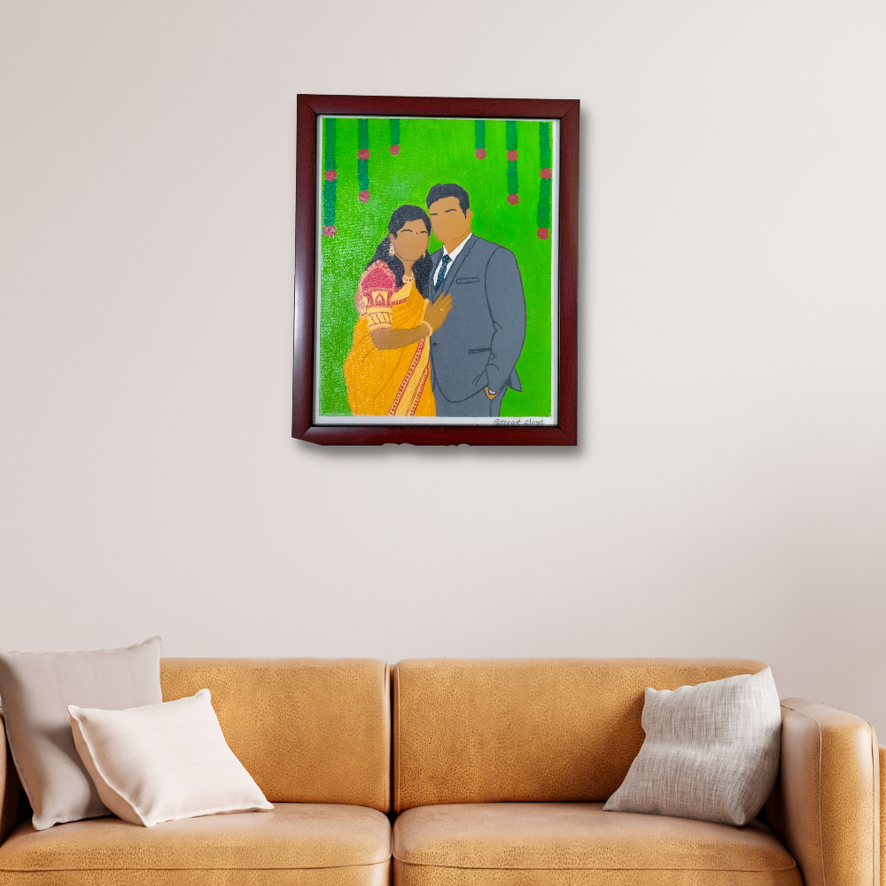 
                  
                    Canvas Painting of a Couple
                  
                