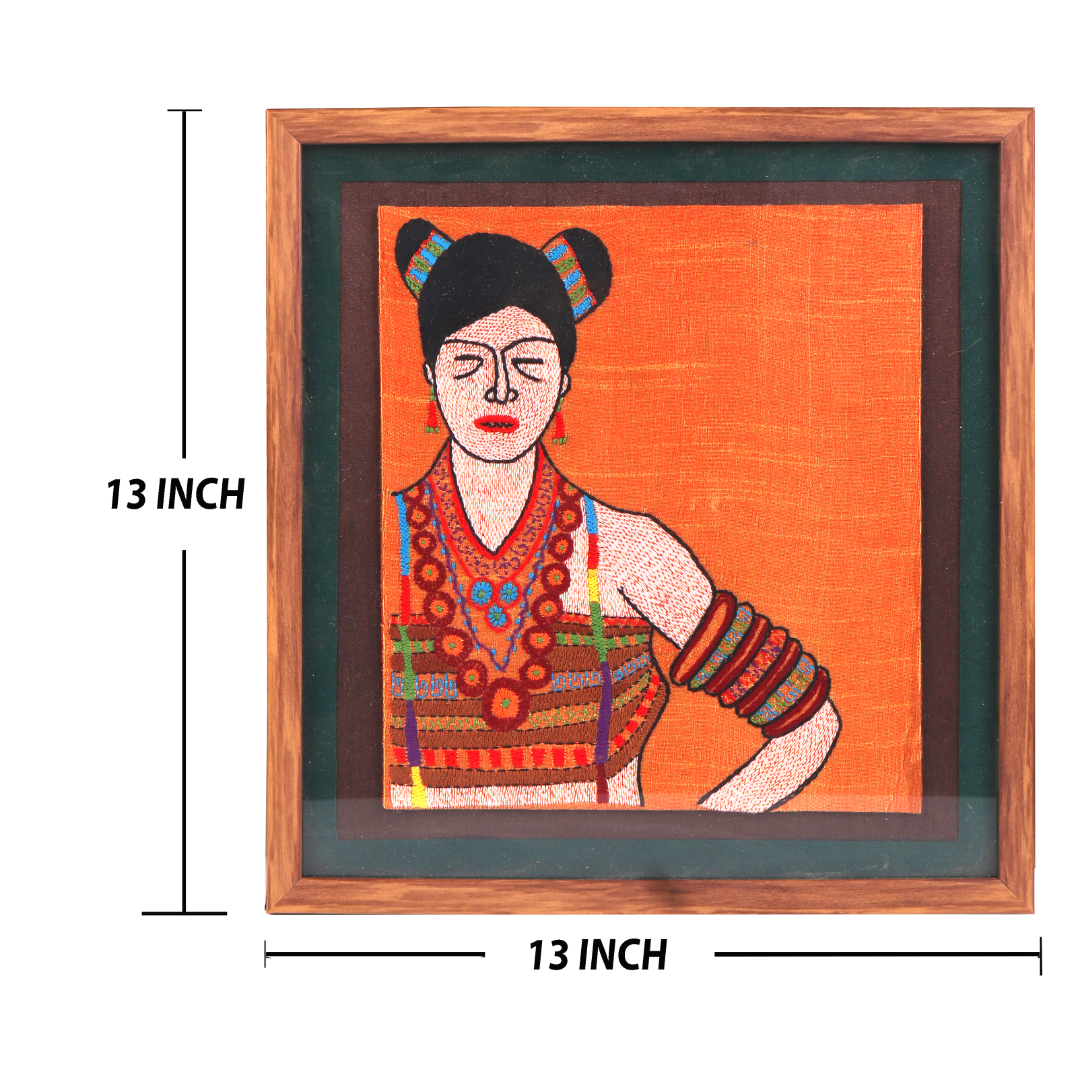 
                  
                    Indha Khasi Woman Wall Decor
                  
                