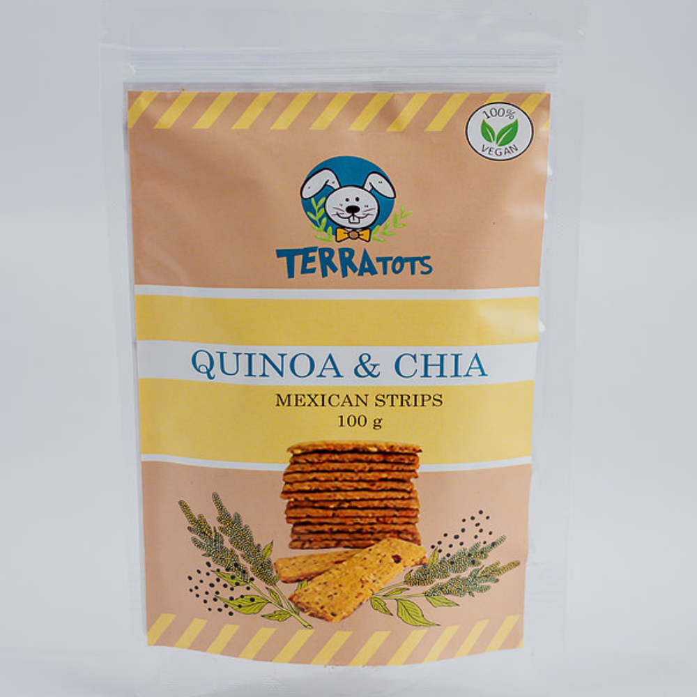 Terratots Quinoa Chia Mexican Strips (100g)