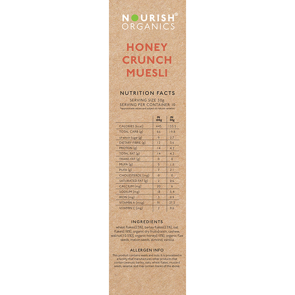 
                  
                    Honey Crunch Muesli (30g)
                  
                