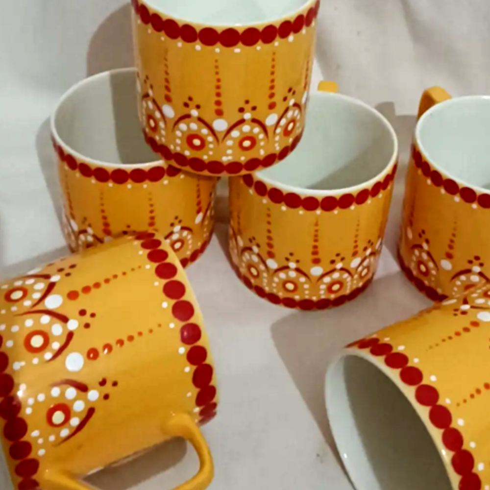 
                  
                    Mandala Artwork Ceramic Cups (Set of 6)
                  
                