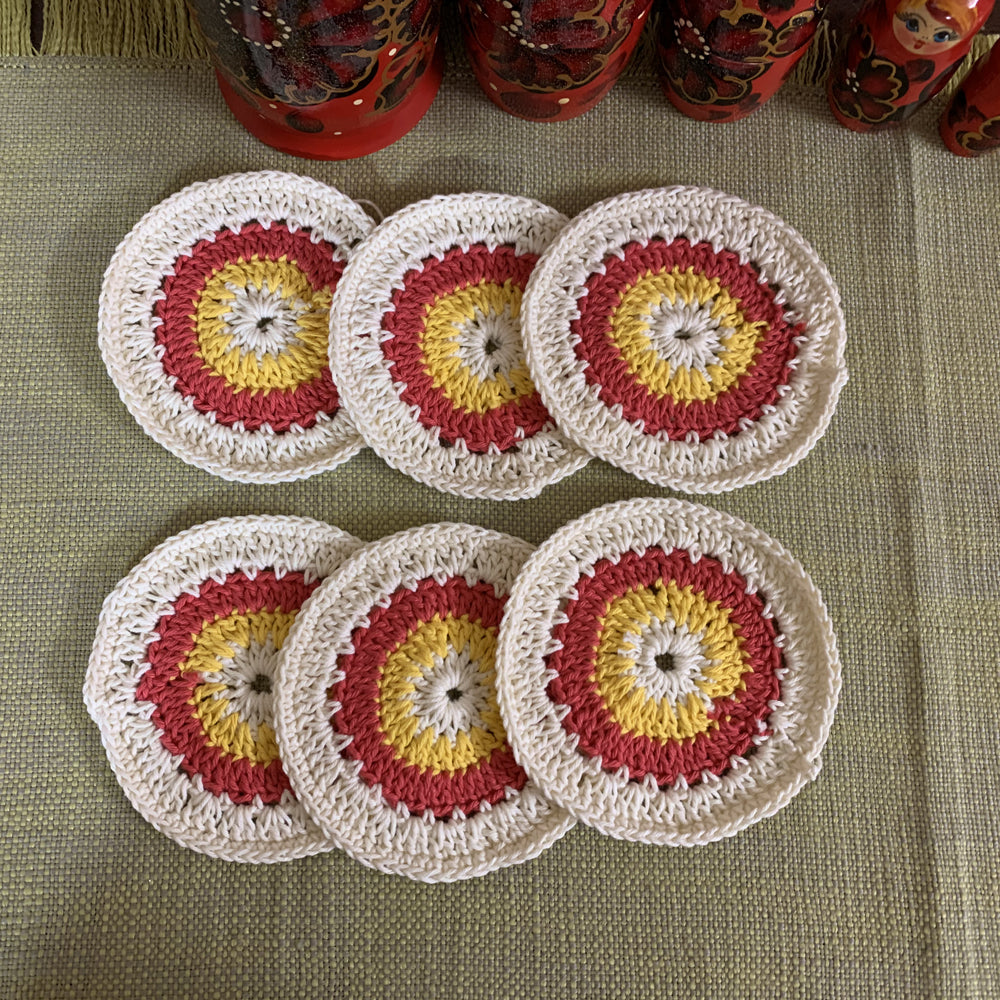 
                  
                    Crochet Coasters (Set of 6)
                  
                