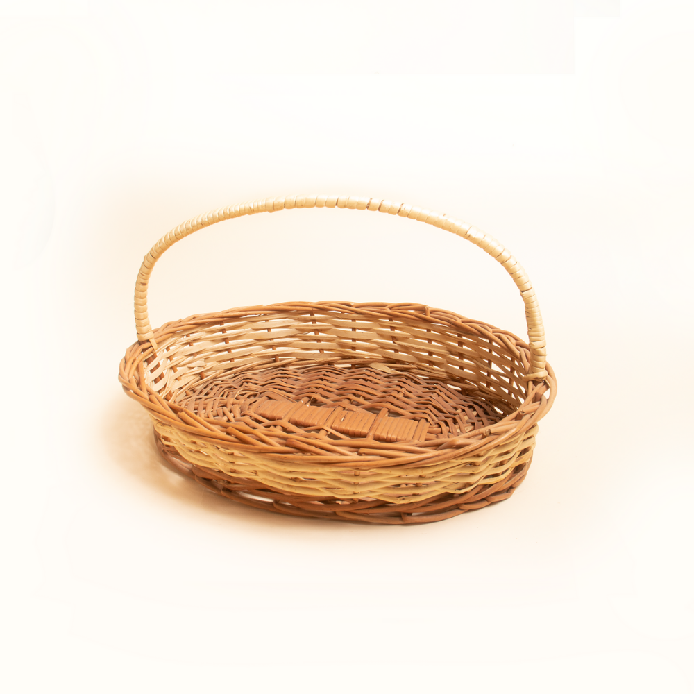 
                  
                    Natural Wicker Gift Basket | Handcrafted Basket
                  
                