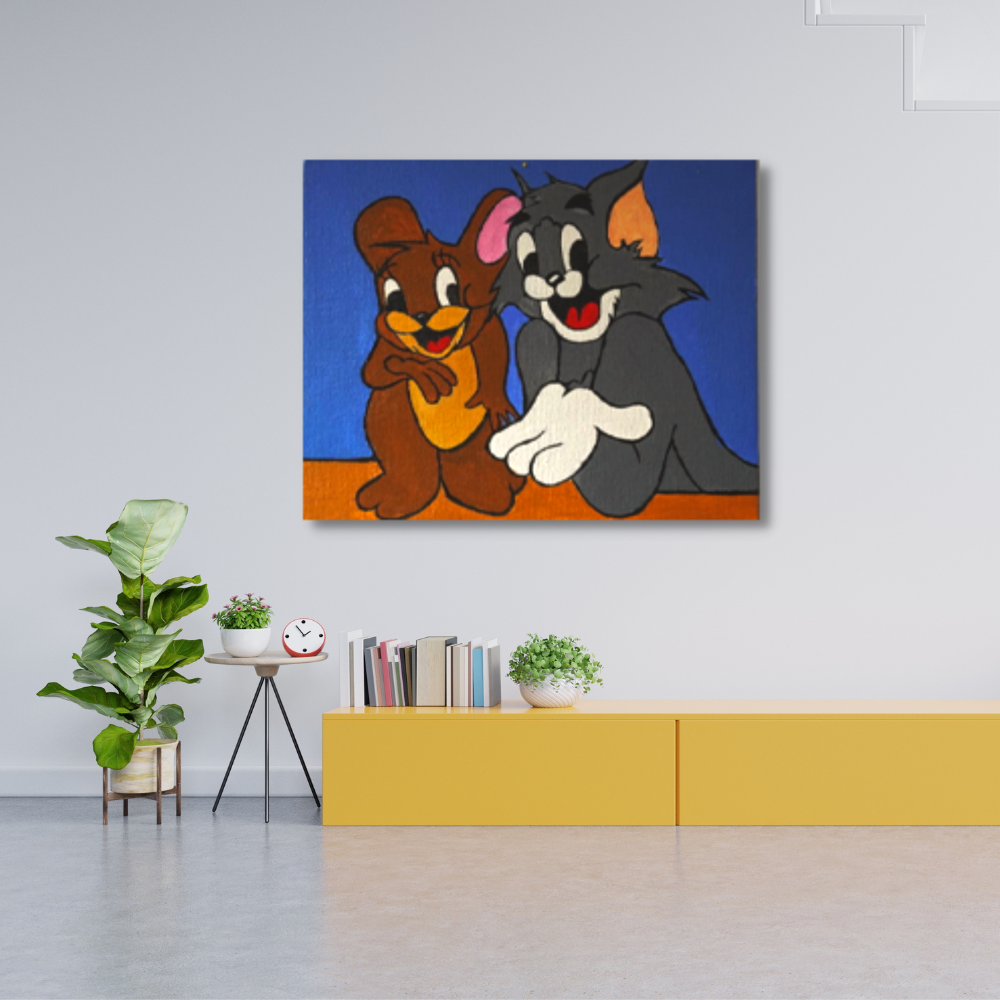 Tom & Jerry Painting