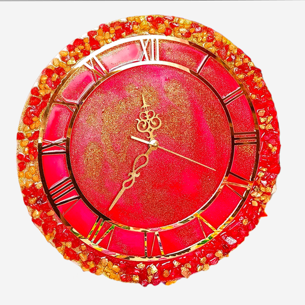 
                  
                    Hand-Painted Wall Resin Clock
                  
                
