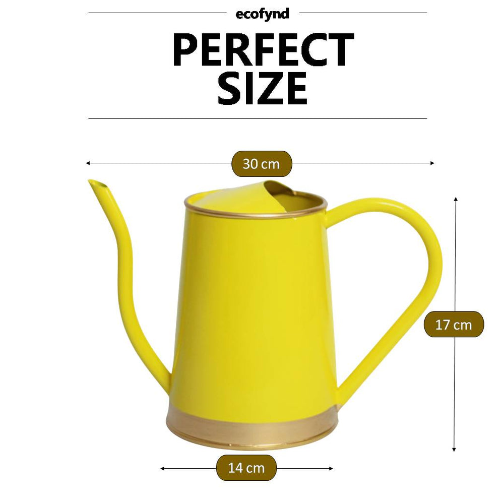 
                  
                    ecofynd Yellow 1.5 Litre Metal Watering Can
                  
                