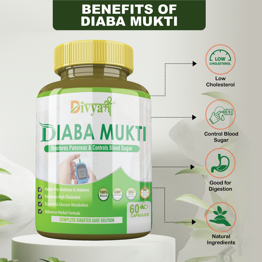 
                  
                    Divya Shree Diaba Mukti Capsules (60 Capsules)
                  
                