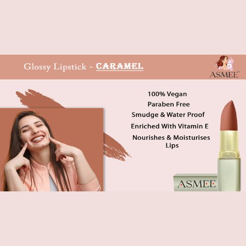 
                  
                    Caramel-Asmee Glossy Lipstick (4.2g)
                  
                