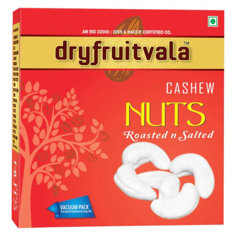 
                  
                    Dryfruitvala Cashew Nuts Roasted And Salted Vacuum Pack (250g)
                  
                