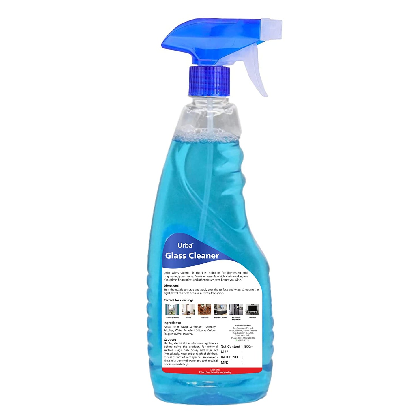 
                  
                    Urba Glass And Surface Cleaner (500ml)
                  
                