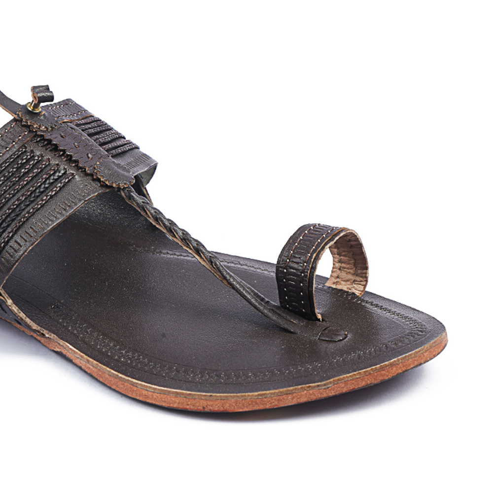 
                  
                    Korakori Breezy Brown Kolhapuri Slippers
                  
                