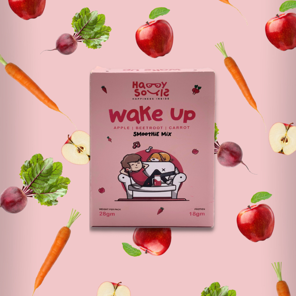 Wakeup Smoothie Mix (Carrot, Apple, Beetroot) - Pack of 7