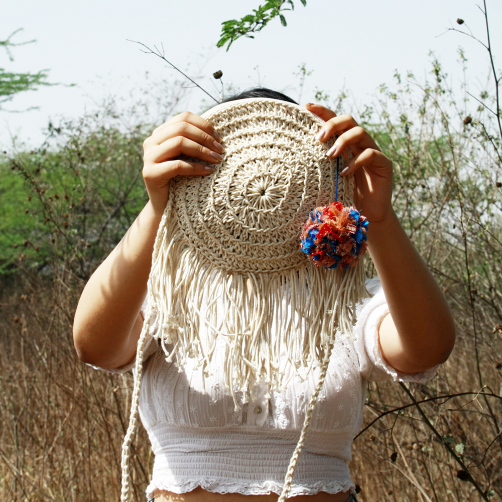 
                  
                    Miniature Round Sling With Tassels
                  
                