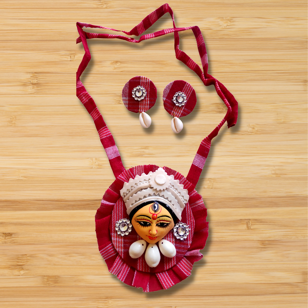 
                  
                    Durga Maa Handmade Jewellery Set
                  
                