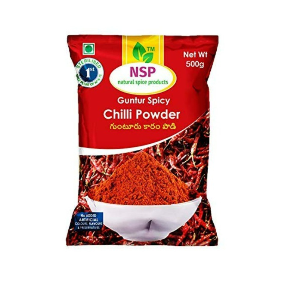 NSP Guntur Spicy Chilli Powder (500g)