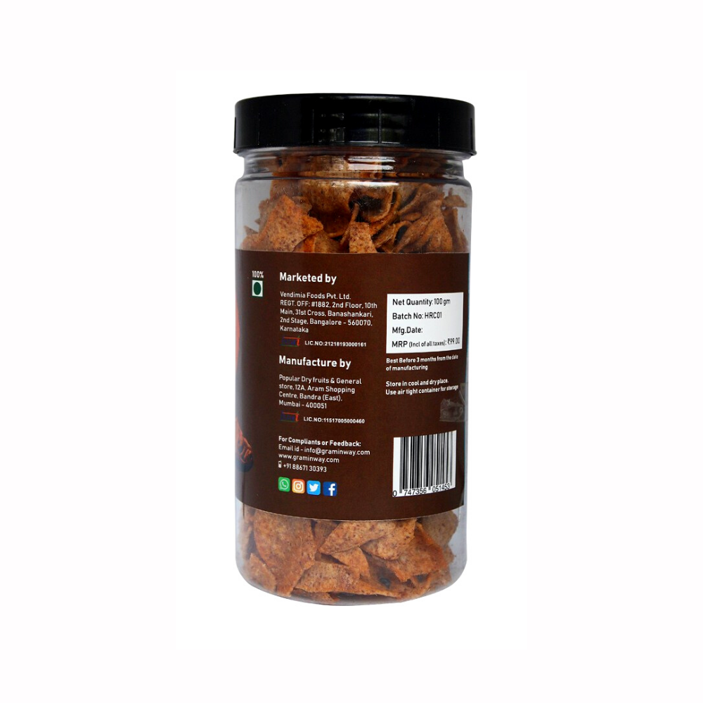 
                  
                    Graminway Healthy Ragi Chips (100g)
                  
                