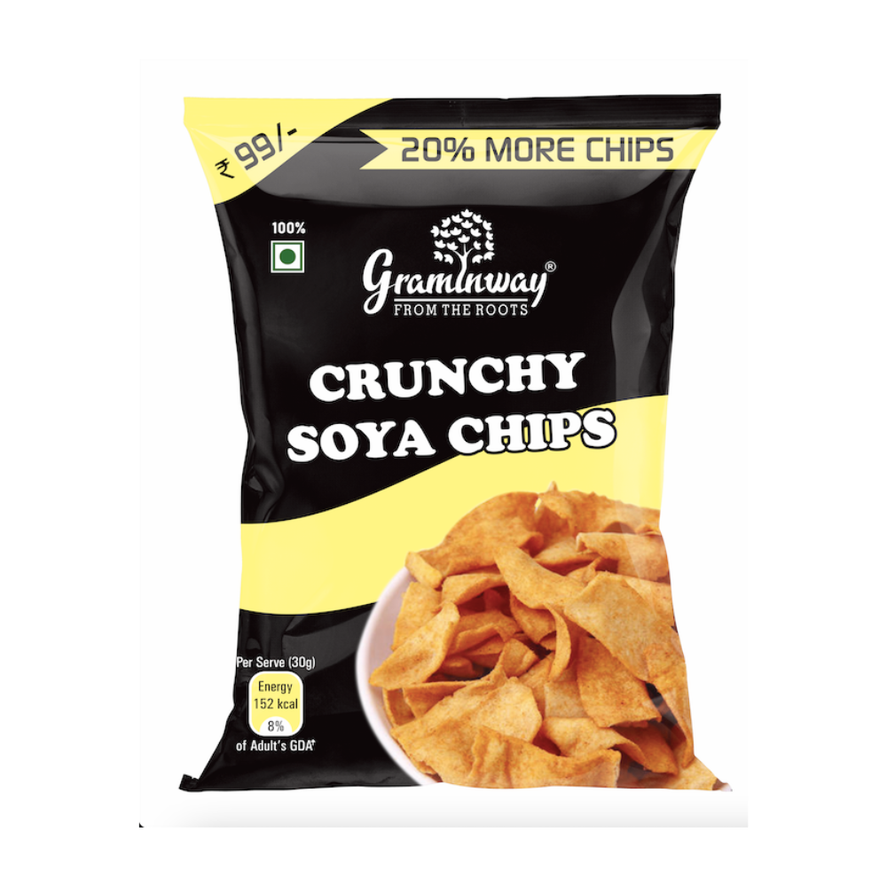 
                  
                    Graminway Crunchy Soya Chips (100g)
                  
                