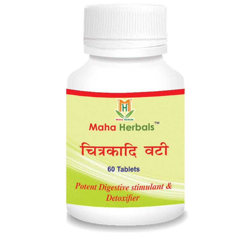 Maha Herbals Chitrakadi Vati (60 Tablets)