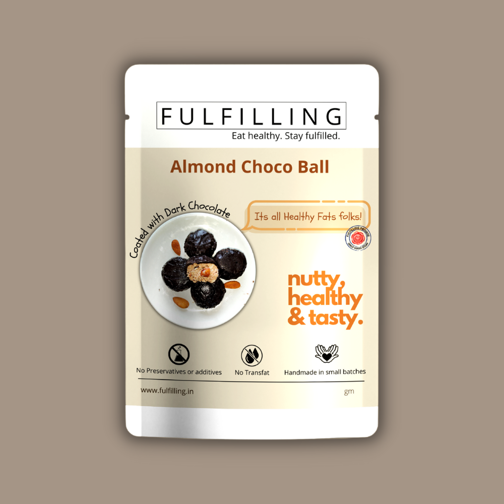 Fulfilling Almond Choco Ball (200g) - Pack of 8