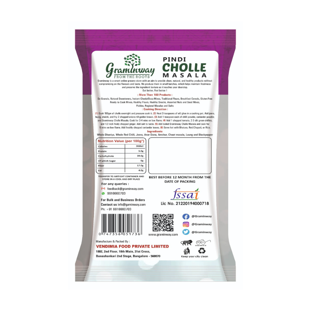 
                  
                    Graminway Pindi Cholle Masala (200g)
                  
                