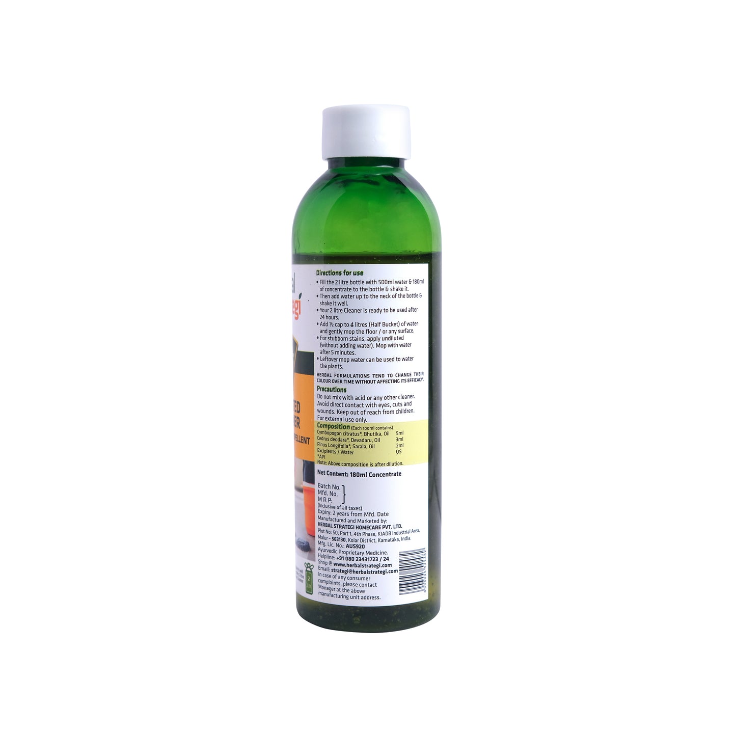 
                  
                    Herbal Concentrate Floor Cleaner & Insect Repellent (180ml)
                  
                