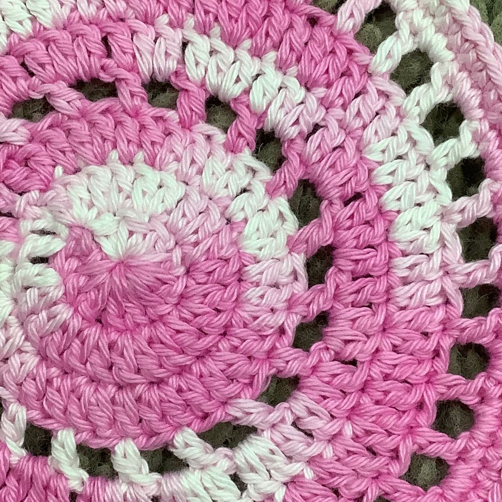 
                  
                    Pink Crochet Coasters (Set of 6)
                  
                