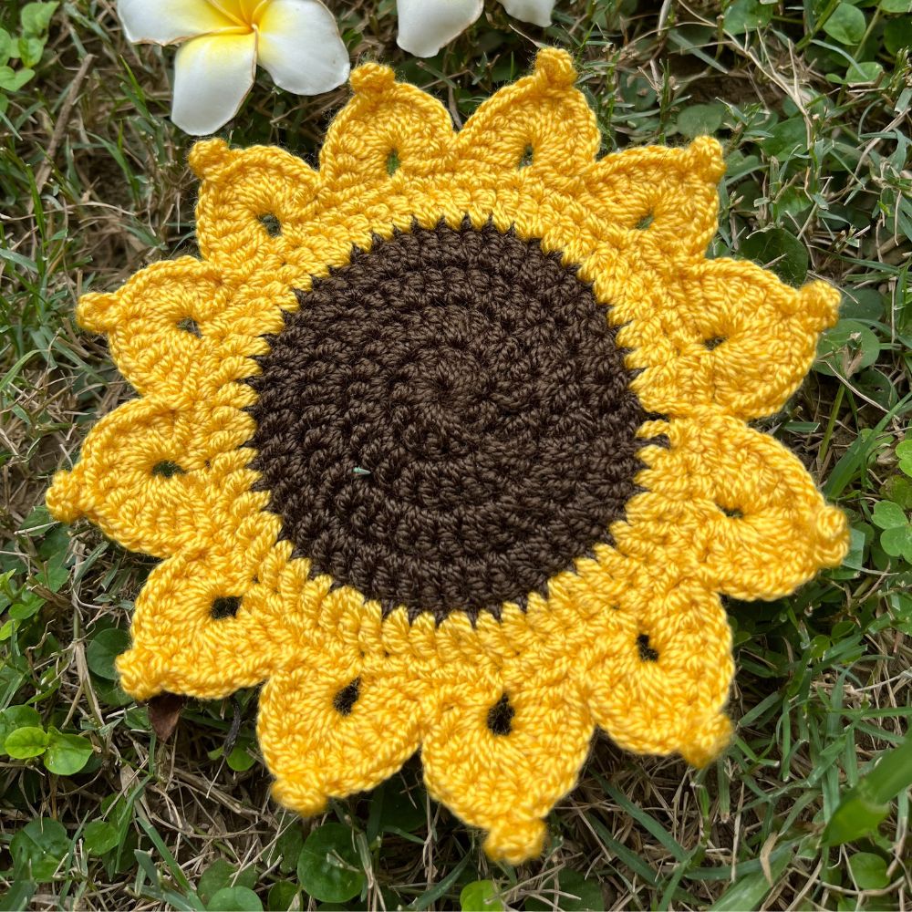 
                  
                    Crochet Sunflower Coasters (Set of 6)
                  
                