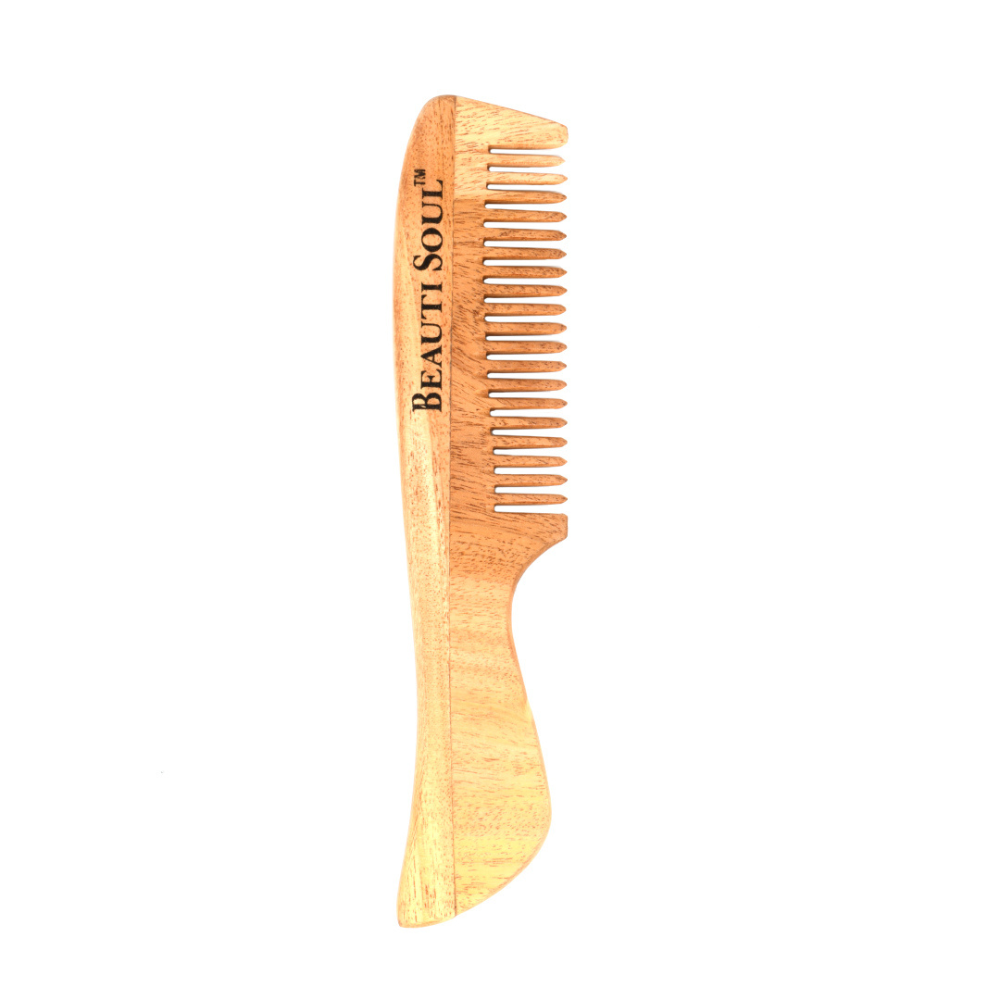 
                  
                    Beautisoul Organic Neem Wood Comb with Handle
                  
                