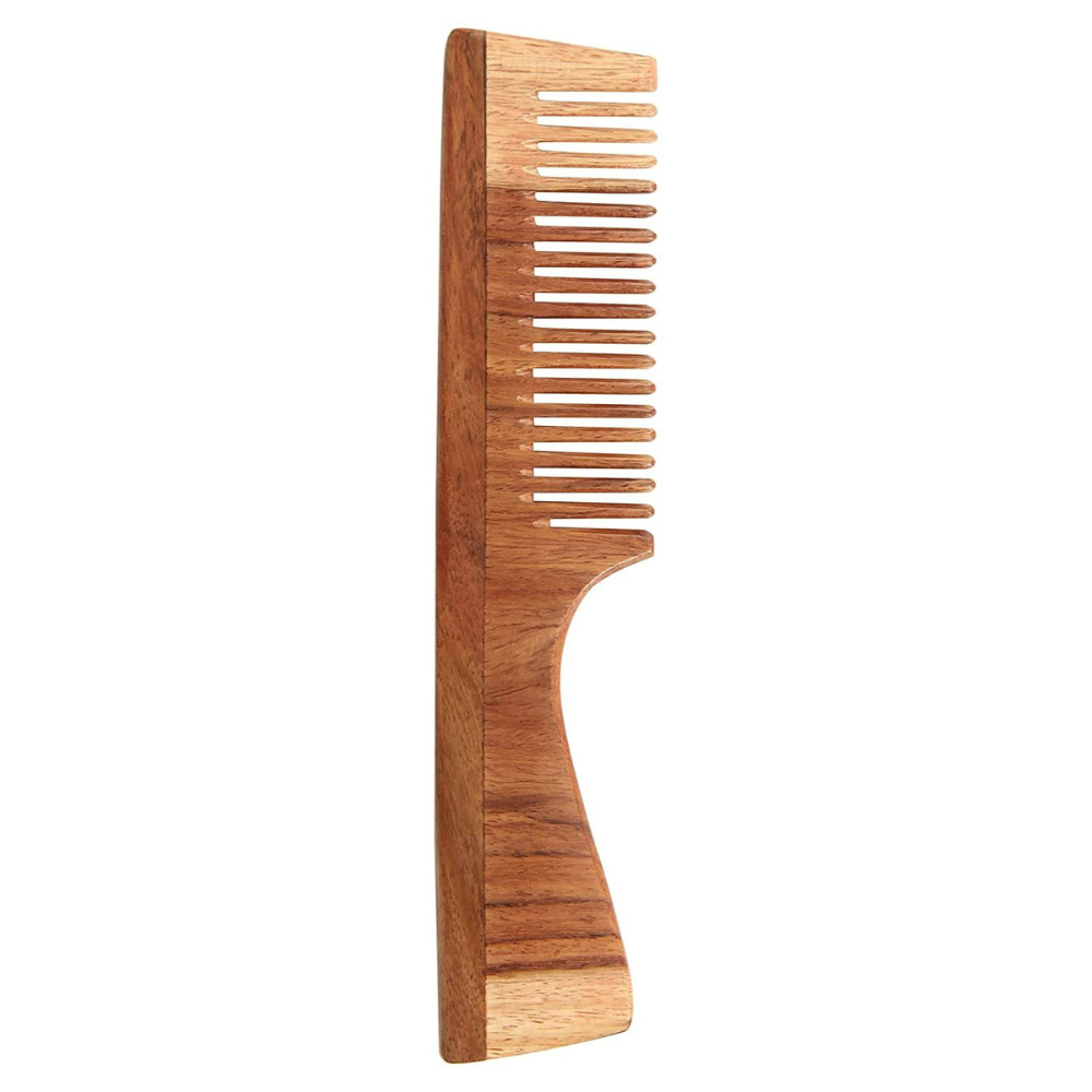 
                  
                    HIMAZ Neem Handle Wooden Comb
                  
                
