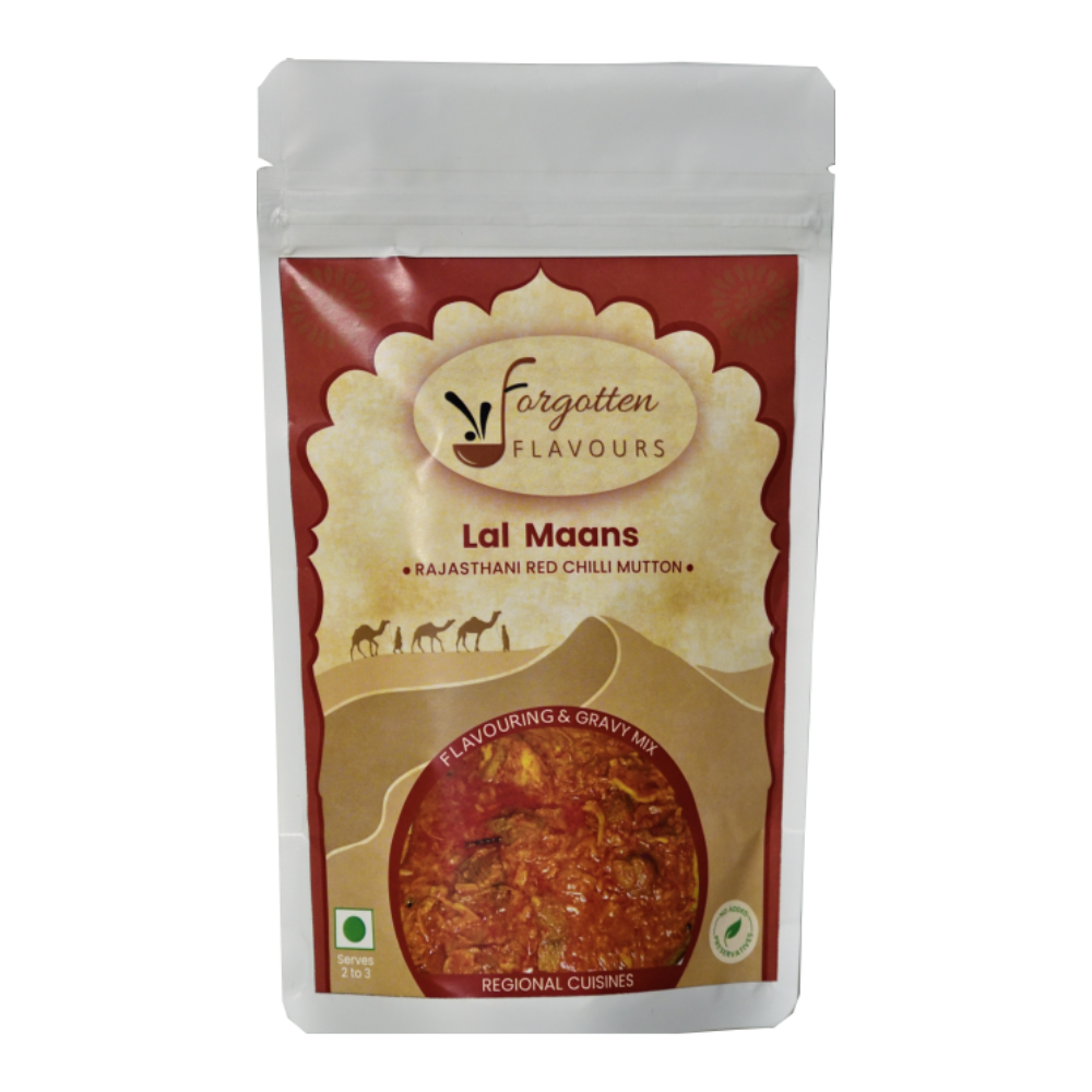 
                  
                    Forgotten Flavours Rajasthani Lal Maans Gravy and Flavouring Mix (80g)
                  
                