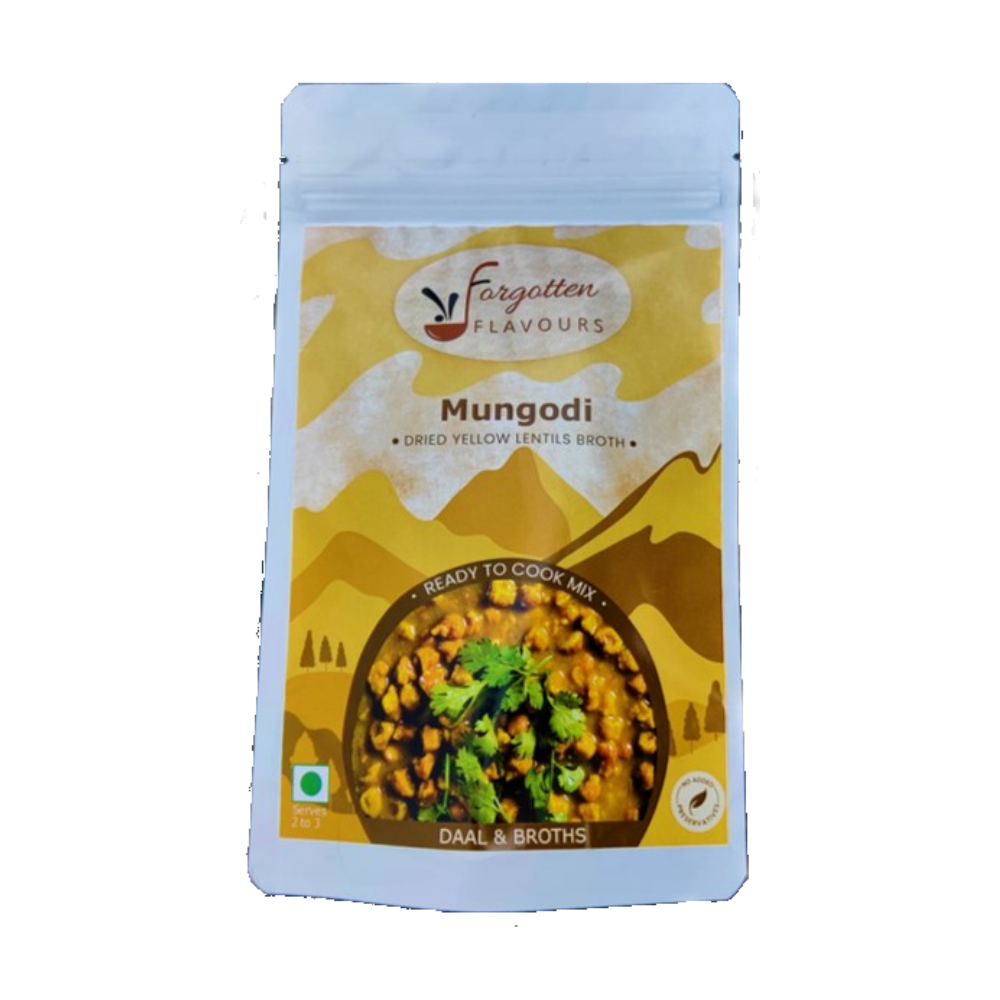 
                  
                    Forgotten Flavours Mungodi (Moong Dal Based) Ready to Cook Mix (130g)
                  
                