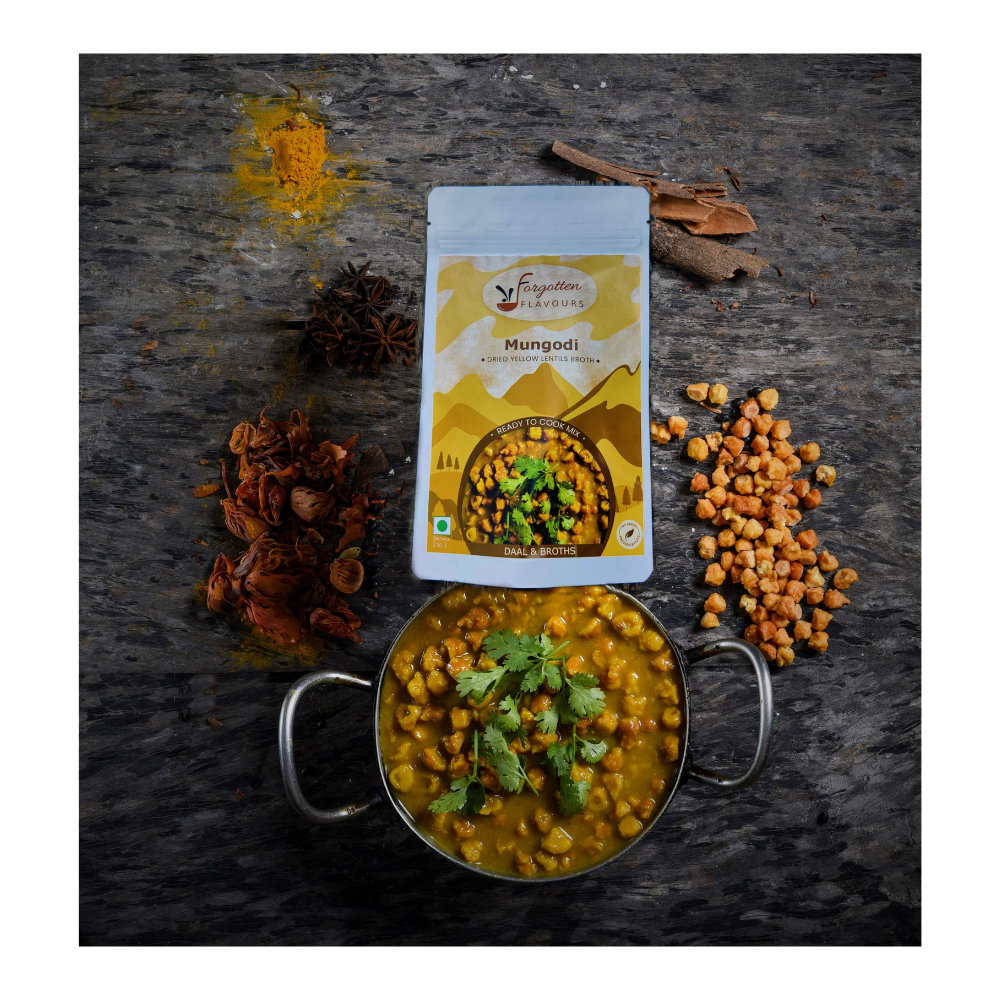 Forgotten Flavours Mungodi (Moong Dal Based) Ready to Cook Mix (130g)