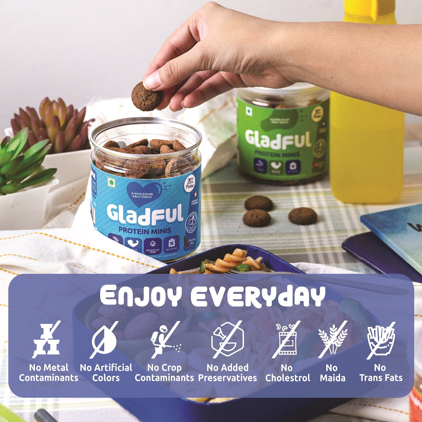 
                  
                    Gladful Chocolatey Protein Mini Cookies (150g)
                  
                