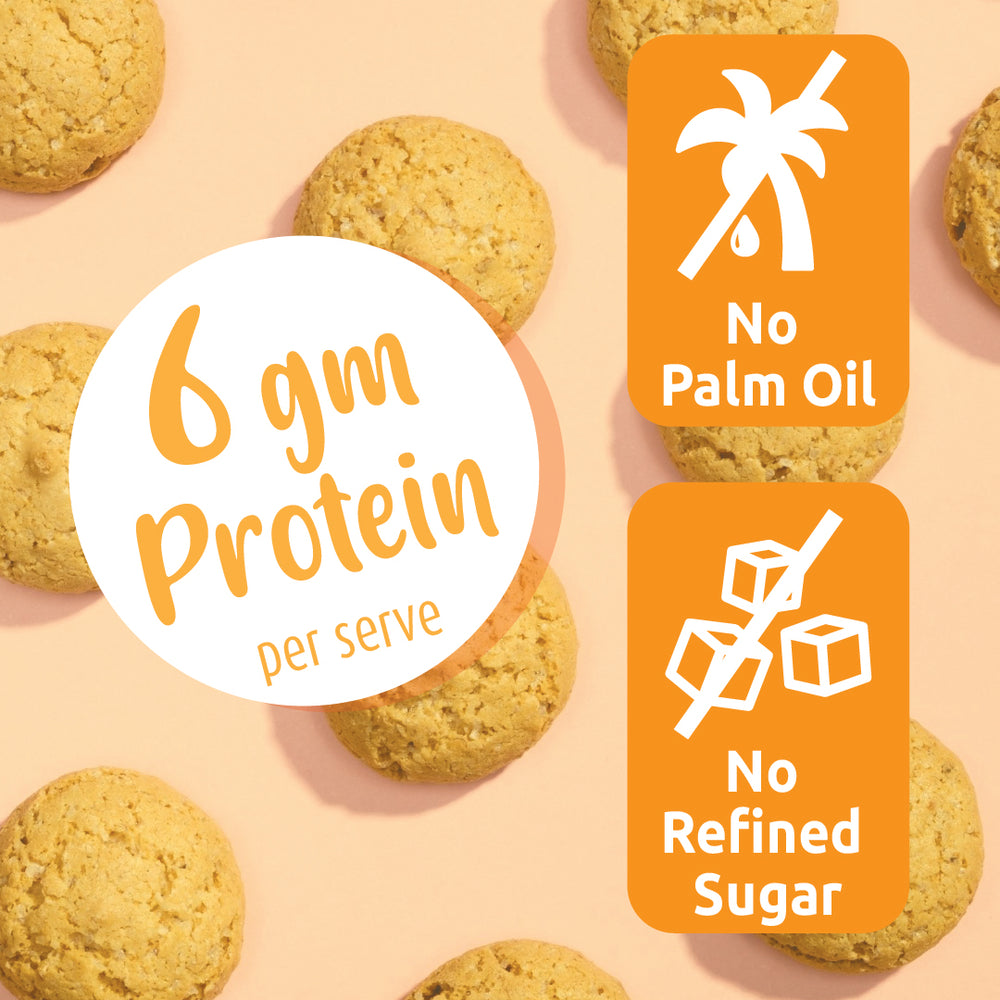 
                  
                    Gladful Butter Garlic Protein Mini Cookies (150g, Pack of 2)
                  
                