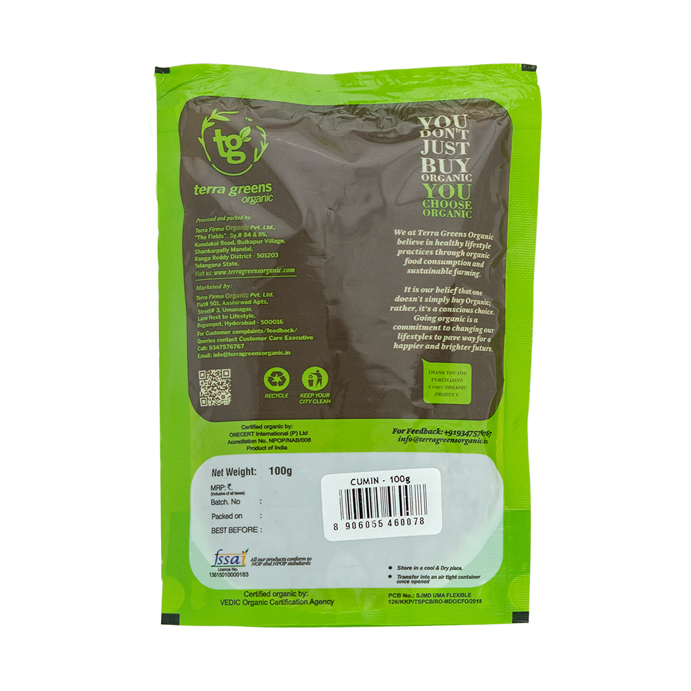 
                  
                    Terra Greens Organic Cumin Powder (100g)
                  
                