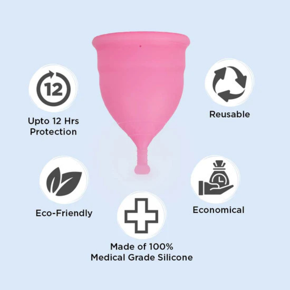 
                  
                    Pee Safe Reusable Menstrual Cup with Medical Grade Silcone for Women - Large
                  
                