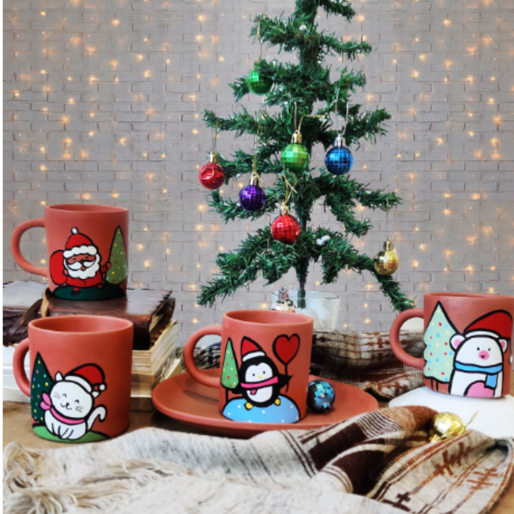 Christmas Coffee Mug (Set of 4)