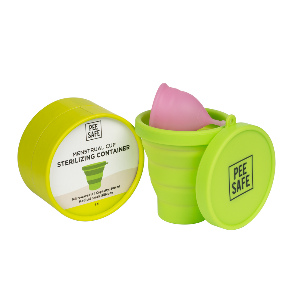 Pee Safe Menstrual Cup Sterilizing Container