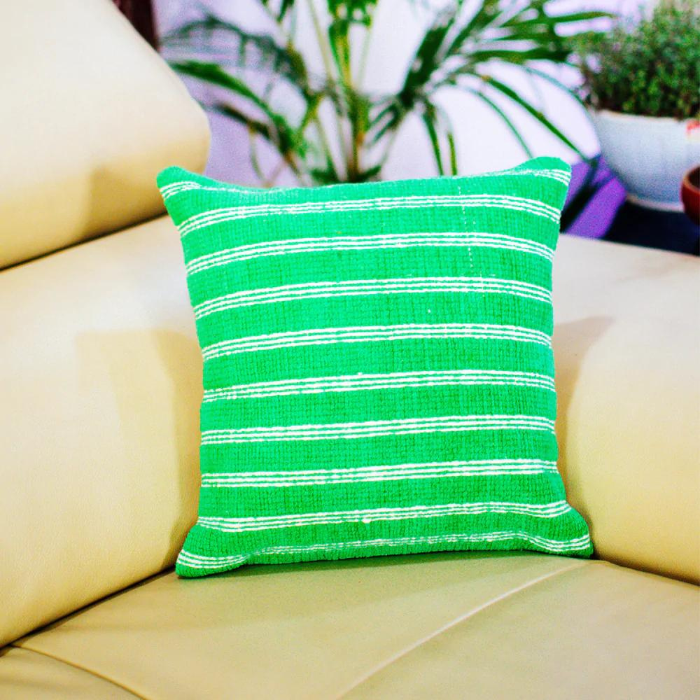 Green Soft Cushion Cover