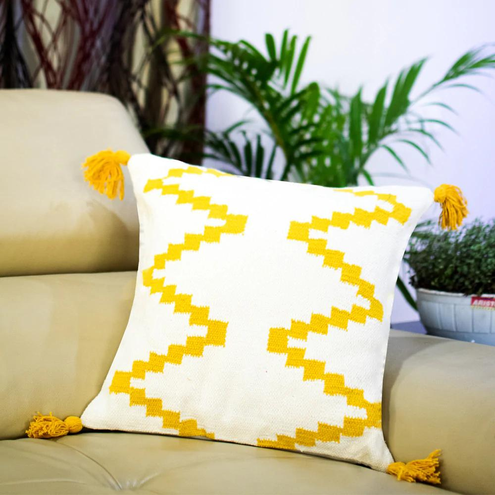 
                  
                    Tassy Yellow Cushion Cover
                  
                