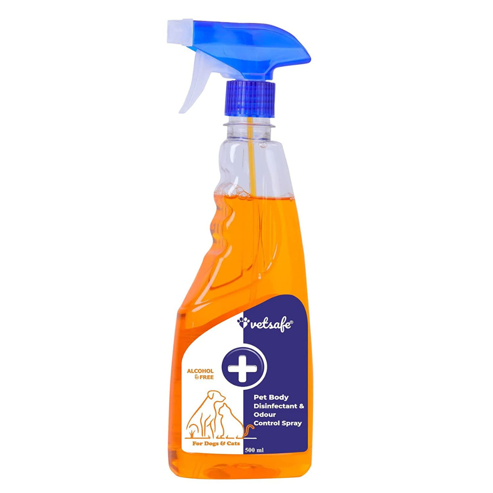 VetSafe Pet Body Disinfectant and Odour Control Spray (500ml)