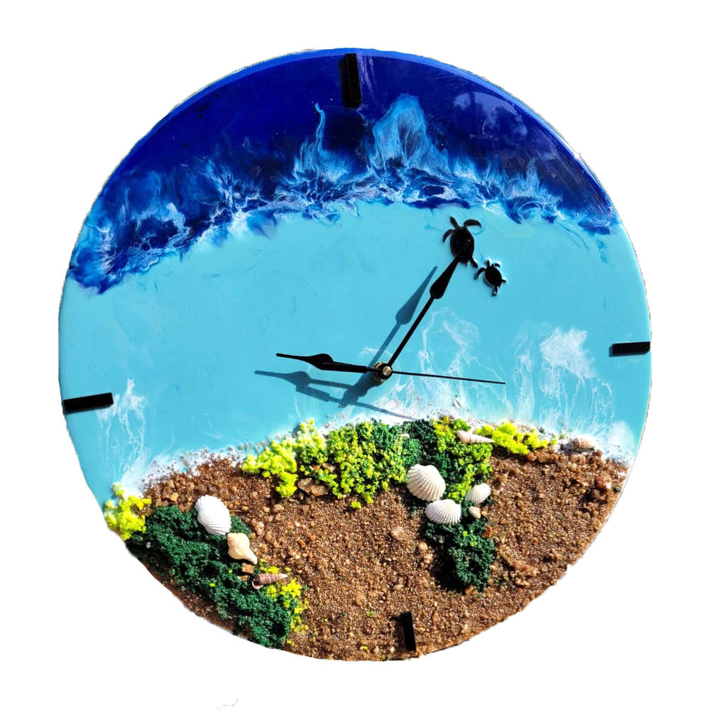 
                  
                    Ocean-themed Resin Wall Clock
                  
                