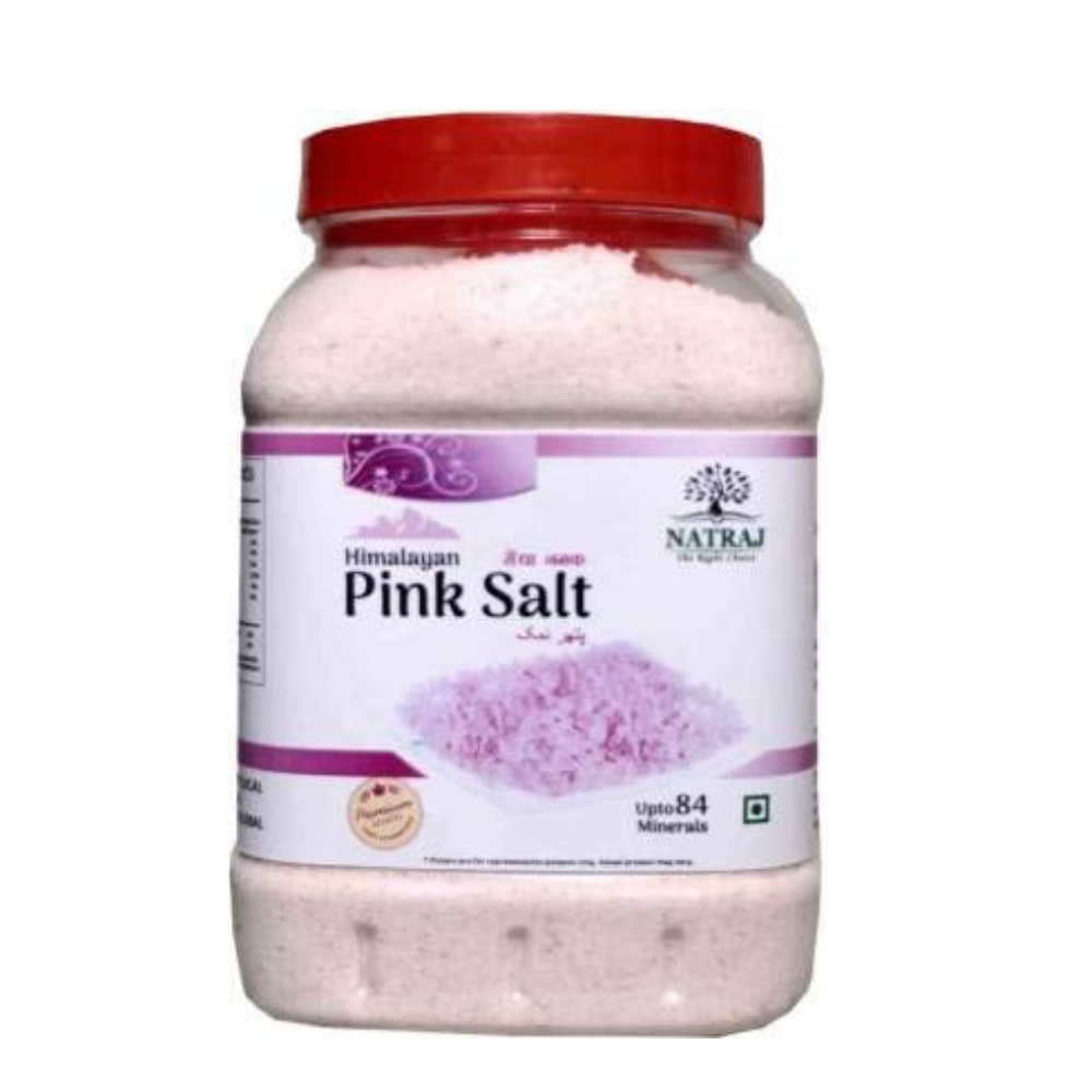NATRAJ The Right Choice Himalayan Pink Salt Rock Salt (1kg)