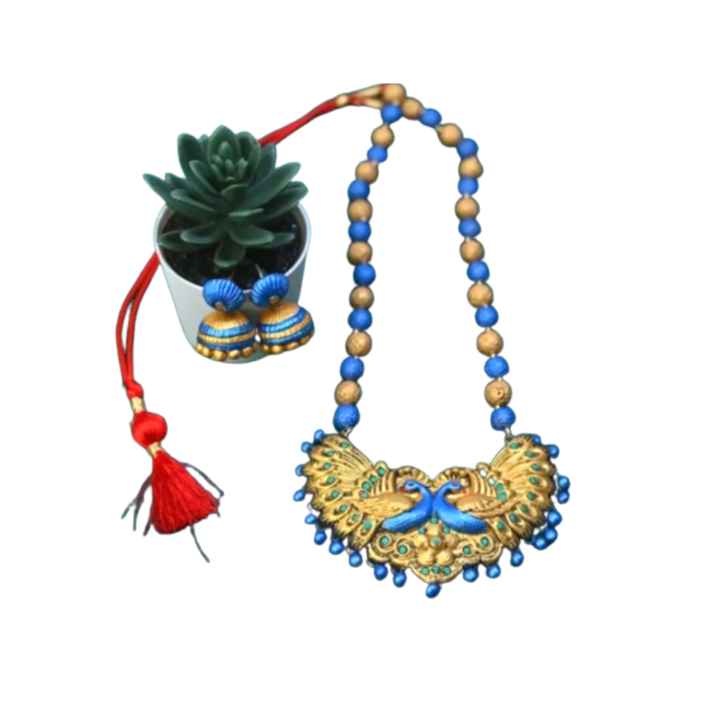 
                  
                    Terracotta Traditional Necklace
                  
                