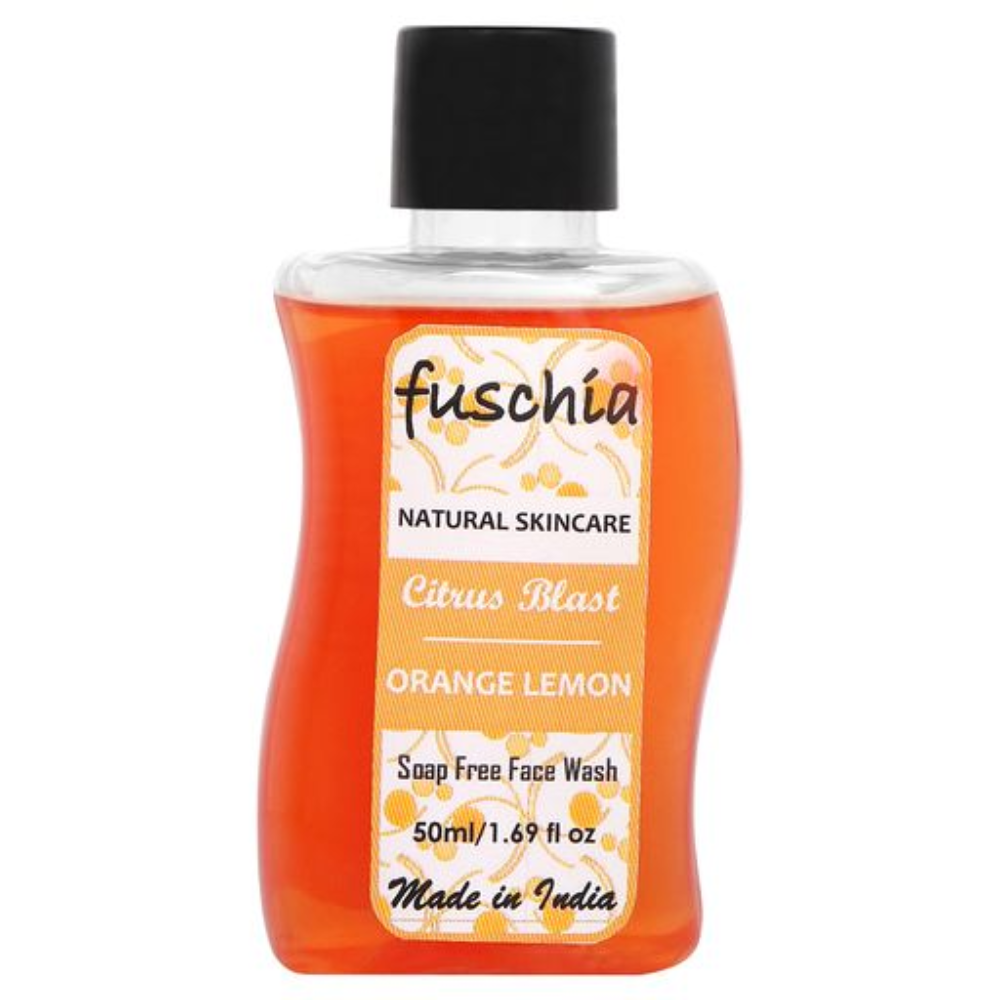 
                  
                    Fuschia Citrus Blast Orange Lemon Soap Free Face Wash (50ml)
                  
                